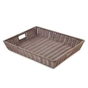 Pampered Chef Wicker Tray & Caddy